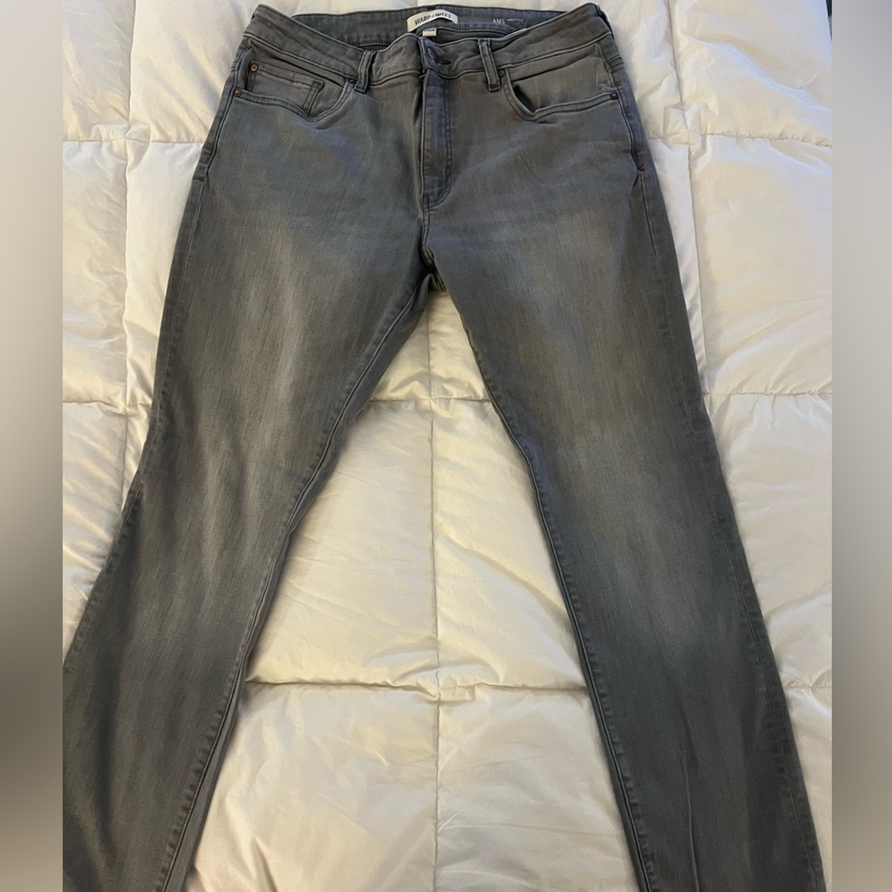 Warp & Weft Gray Slim Fit Jeans 34/32 (worn less than 5x)